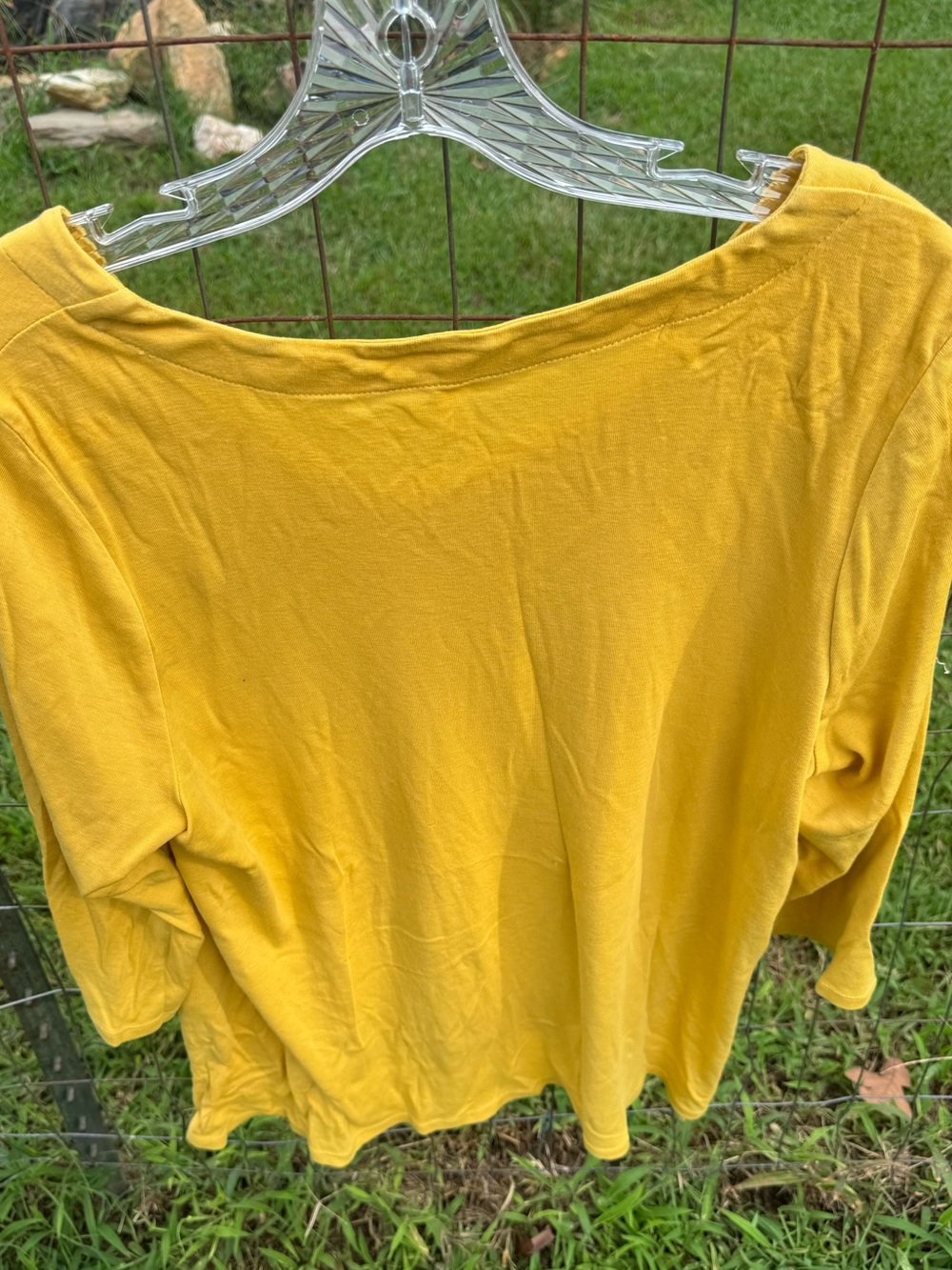 Women’s Lightweight Boatneck Top - Yellow